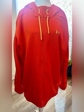 Under Armour Men’s Orange Zip-up (NWOT) XXL